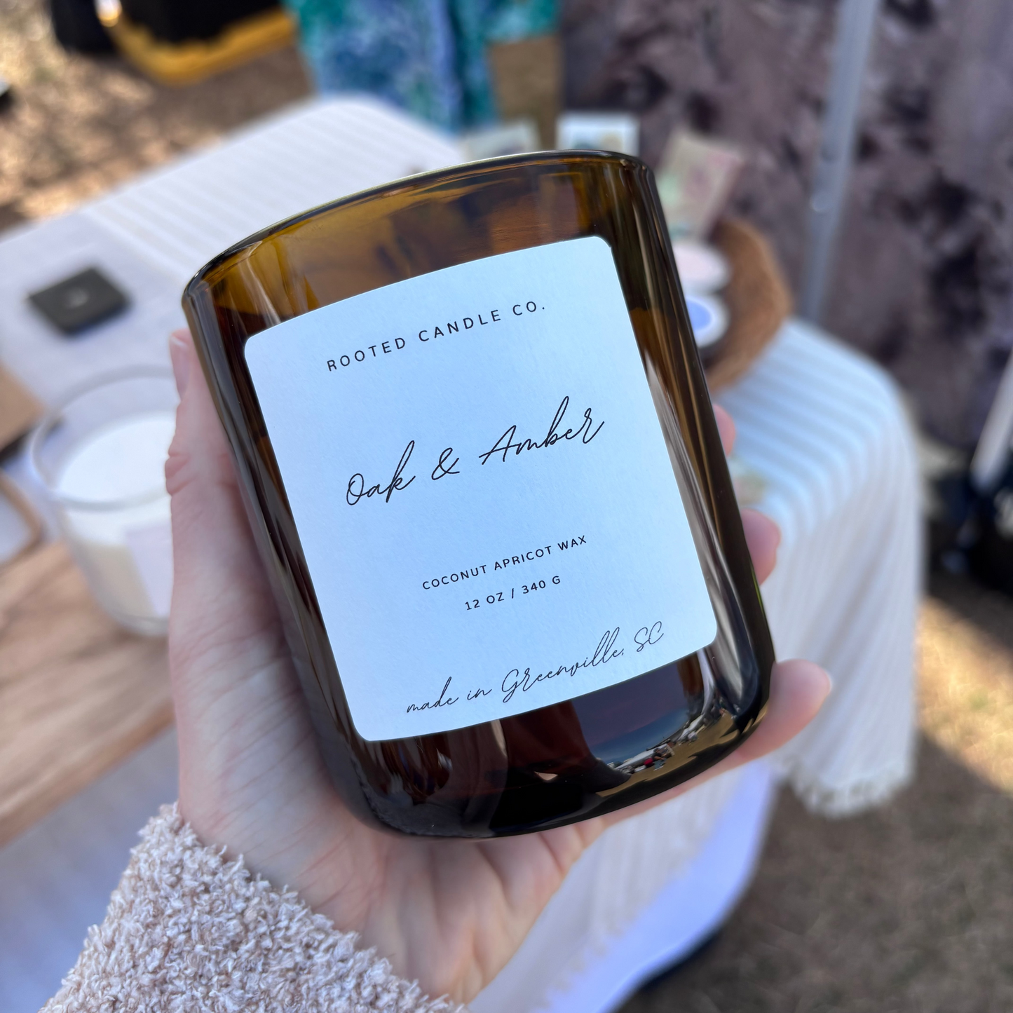 Personalized Candles with Custom Labels