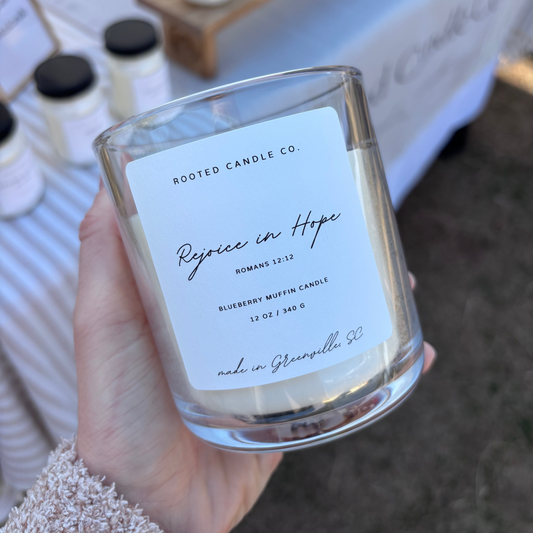 Rejoice in Hope Candle