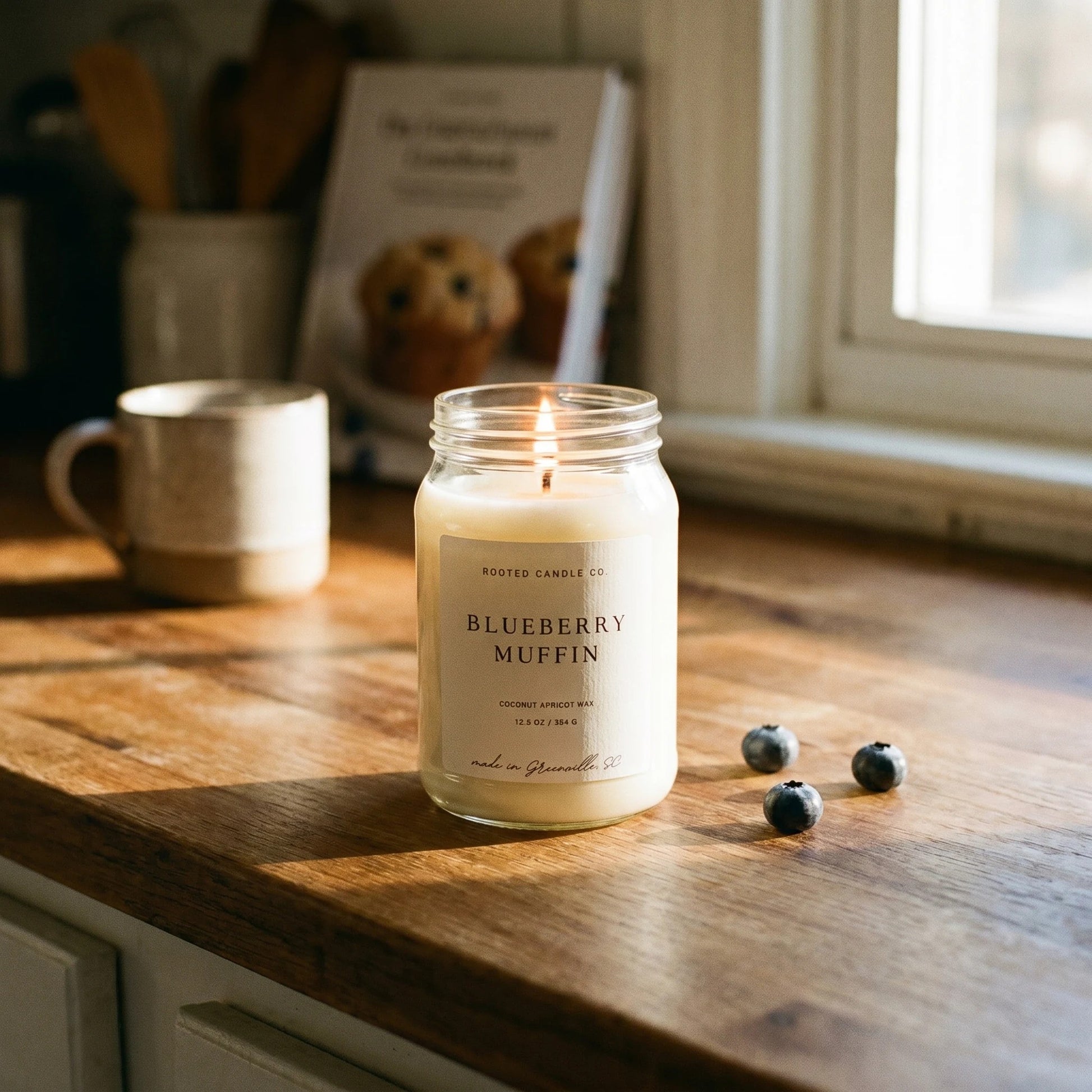 Blueberry Muffin candle