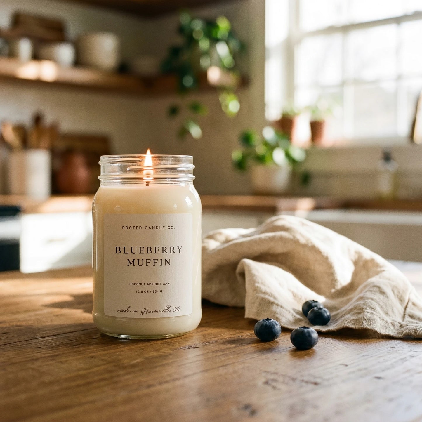 Blueberry Muffin candle