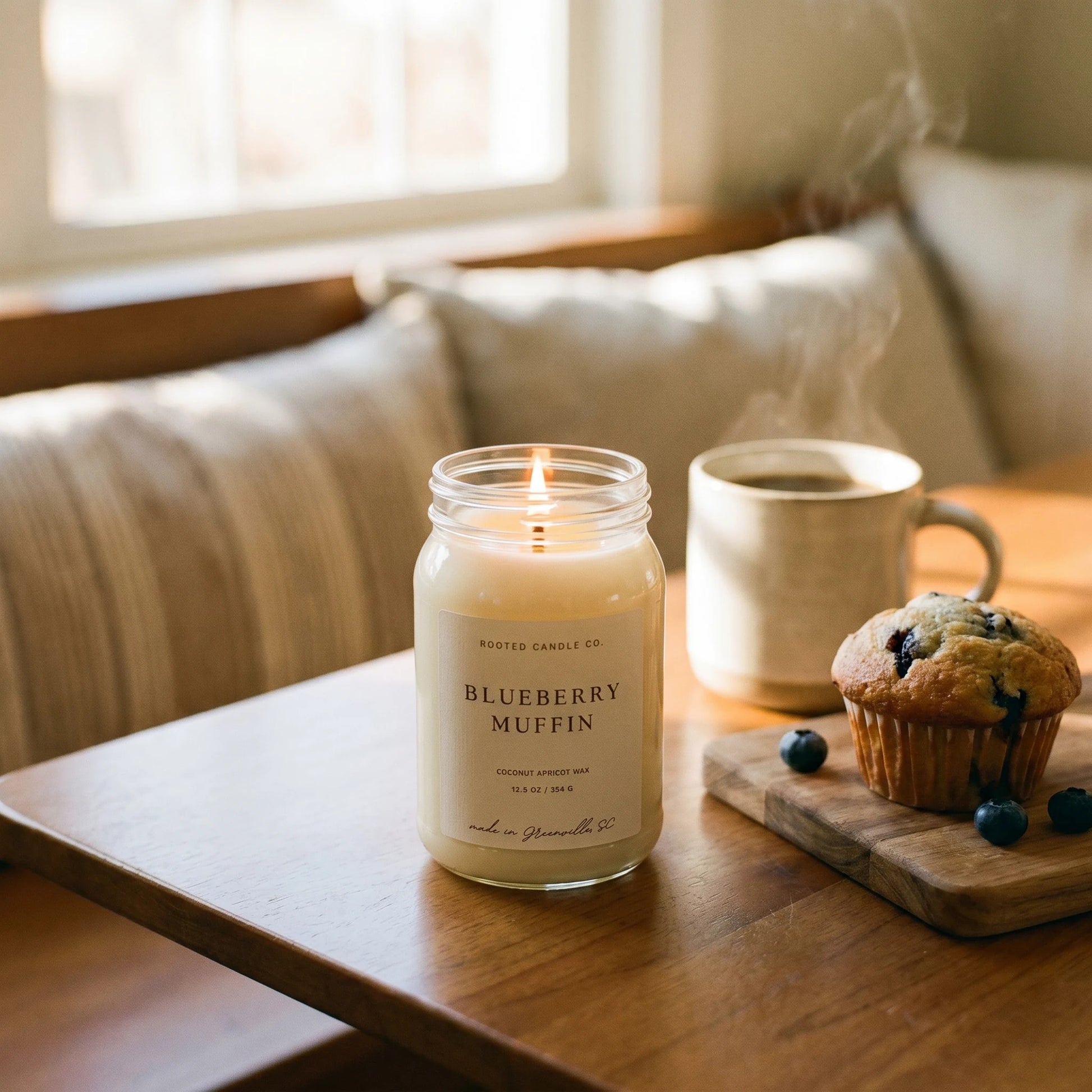 Blueberry Muffin candle