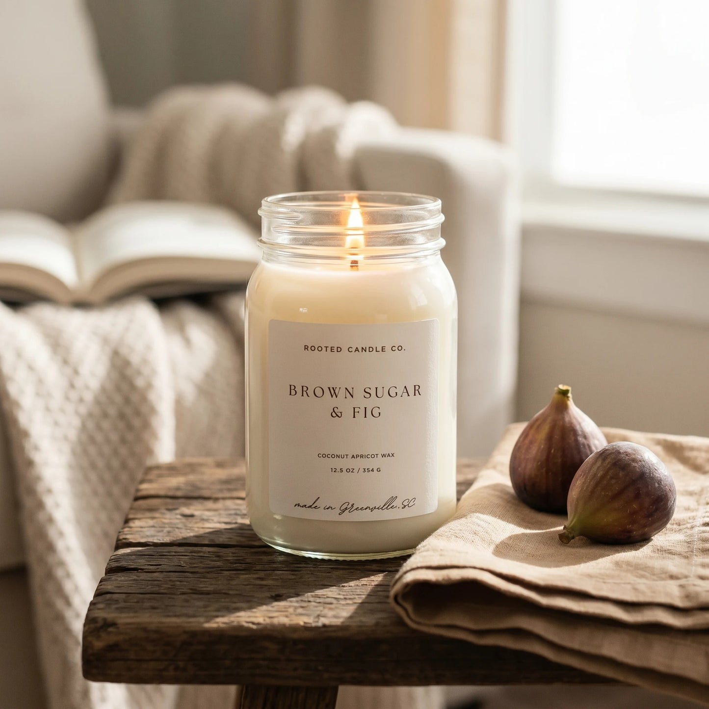 Brown Sugar & Fig candle